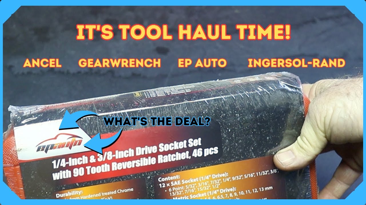 IT'S TOOL HAUL TIME! GEARWRENCH, ANCEL, IR, EP AUTO, WATCH UNTIL THE END...