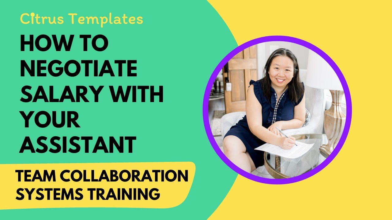 How to Negotiate Salary With Your Real Estate Assistant YouTube