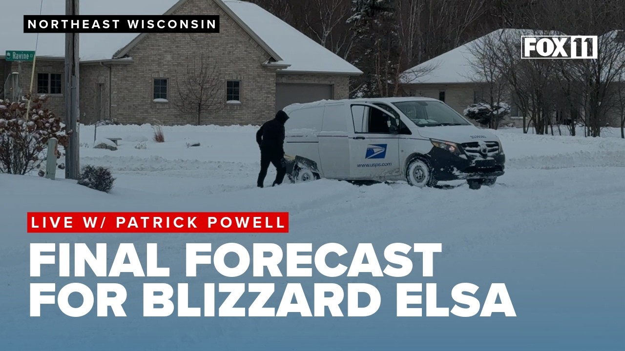 Blizzard Elsa forecast before it slams northeast Wisconsin with snow ...