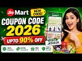 JioMart Coupon Code 2026 🔥 Live Working Codes | Upto 90% OFF + Free Gifts