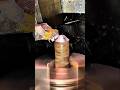 metal material is turned on a lathe to form a perfect conical tip.#shorts #satisfying #engineering