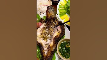 Cá lóc nướng trui ngon hết sẩy miền Tây ăn ngay ở nhà hàng Lúa Đại Việt phố tây Bùi Viện