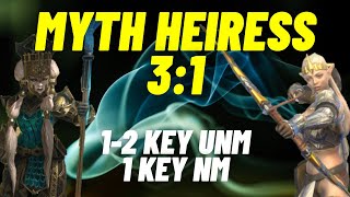 'Ultimate Myth Heiress' Unkillable Clanboss Team - Demytha, Heiress & 3:1 DPS - UNM/NM/Brutal/Hard