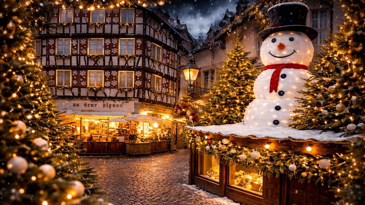 ФРАНЦУЗСКАЯ РОЖДЕСТВЕНСКАЯ СКАЗКА 2025 | Праздничные улицы и роскошные новогодние украшения