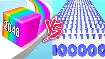 Jelly Run 2048 VS Number Master- All Levels SpeedRun Gameplay Android iOS Ep1