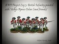 AWI Project Log 3: British Infantry painted with Vallejo Xpress Colors (and friends)