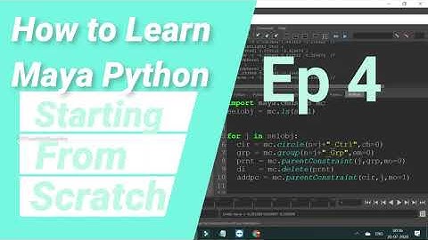 How to make controller on a selected object using python script| #Malayalam #python # script Ep - 4