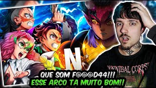 (SOM PERFEITO!) REAGINDO a Vila de Sangue | Hantengu VS Tanjiro, Genya e Mitsuri | Neko | REACT