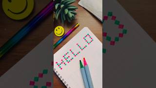 Hello… #calligraphy #shortsfeed