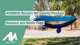 AYAMAYA Portable Tent Camping Hammock with Mosquito Net Unboxing Review 2021 screenshot 4