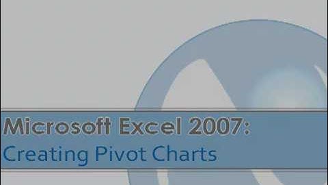 Membuat Bagan di Excel 2007