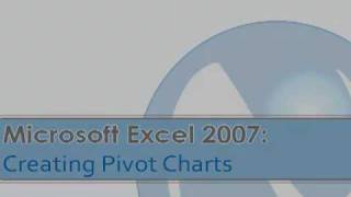 Creating Charts in Excel 2007