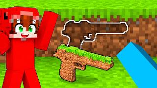 Puedo Hacer ARMAS con CUALQUIER BLOQUE en Minecraft!