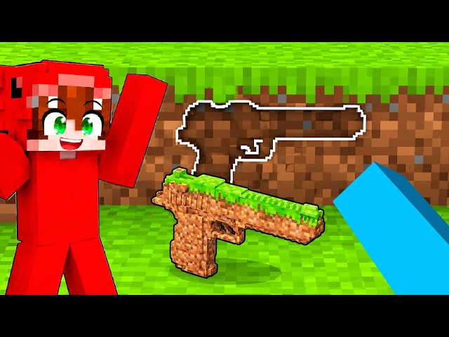 Puedo Hacer ARMAS con CUALQUIER BLOQUE en Minecraft!