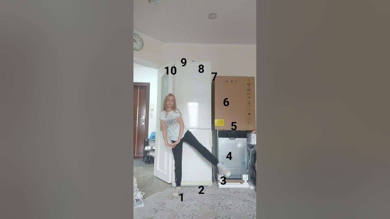 шпагат по цыфрам - YouTube