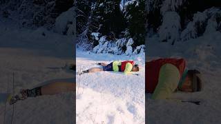 Who loves running in snow? #trailrunning