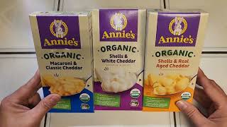 Costco Sale Item Review Annie's Organic Variety Pack Shells & Real Aged (White) Cheddar Macaroni