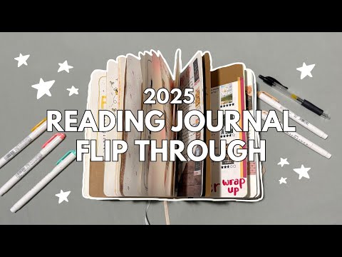 2025 READING JOURNAL FLIP THROUGH 📖✨