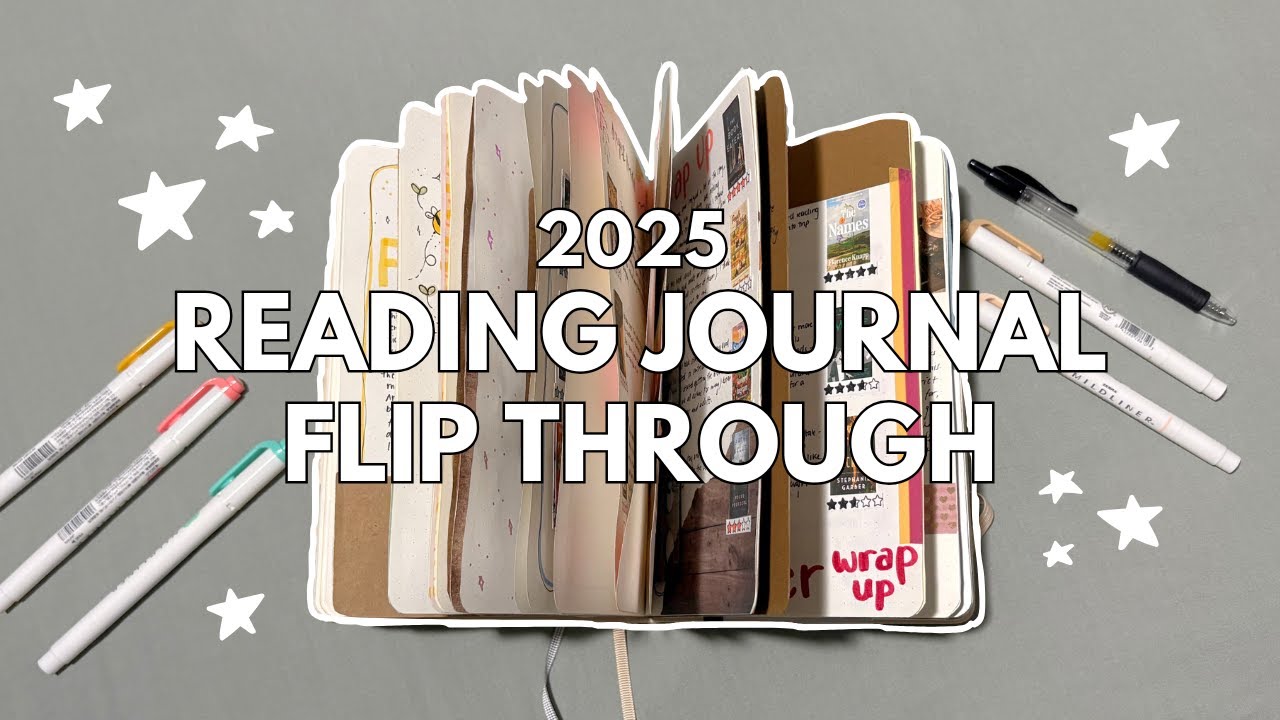 2025 READING JOURNAL FLIP THROUGH 📖✨