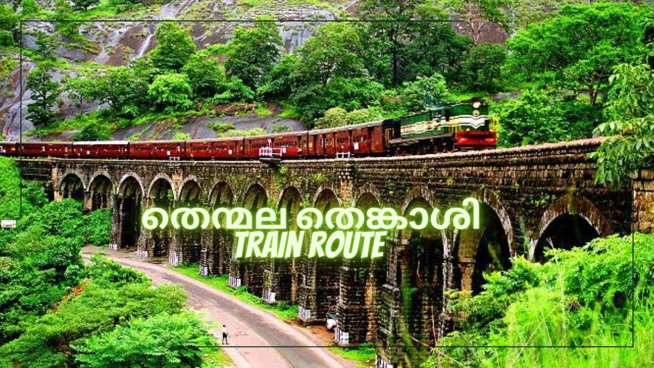 Tenmala Senkotta Tenkashi Train Route  13kannarappalam  malayaliyathrakal  keralatrainroutes