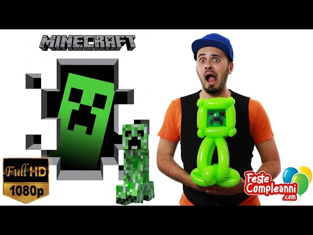 Minecraft Creeper Balloon - Palloncini Modellabili - Tutorial 121