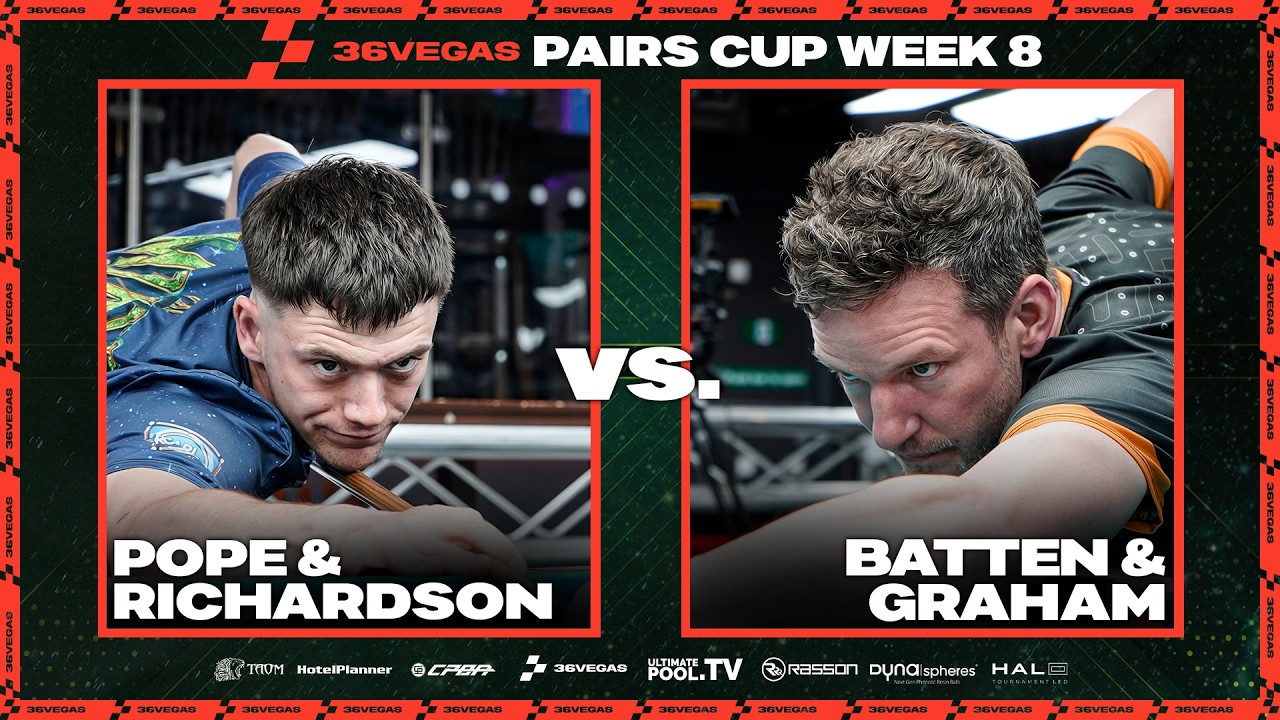 Image of video the TENSE END?.. | Pope/Richardson v Batten/Graham | 36Vegas Pairs Cup - G8 - Match 2 5