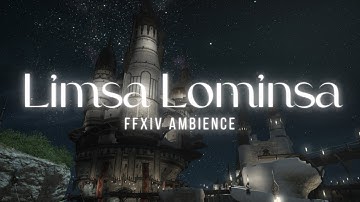 Limsa Lominsa Night Ambience | FFXIV | Music to Study and Relax
