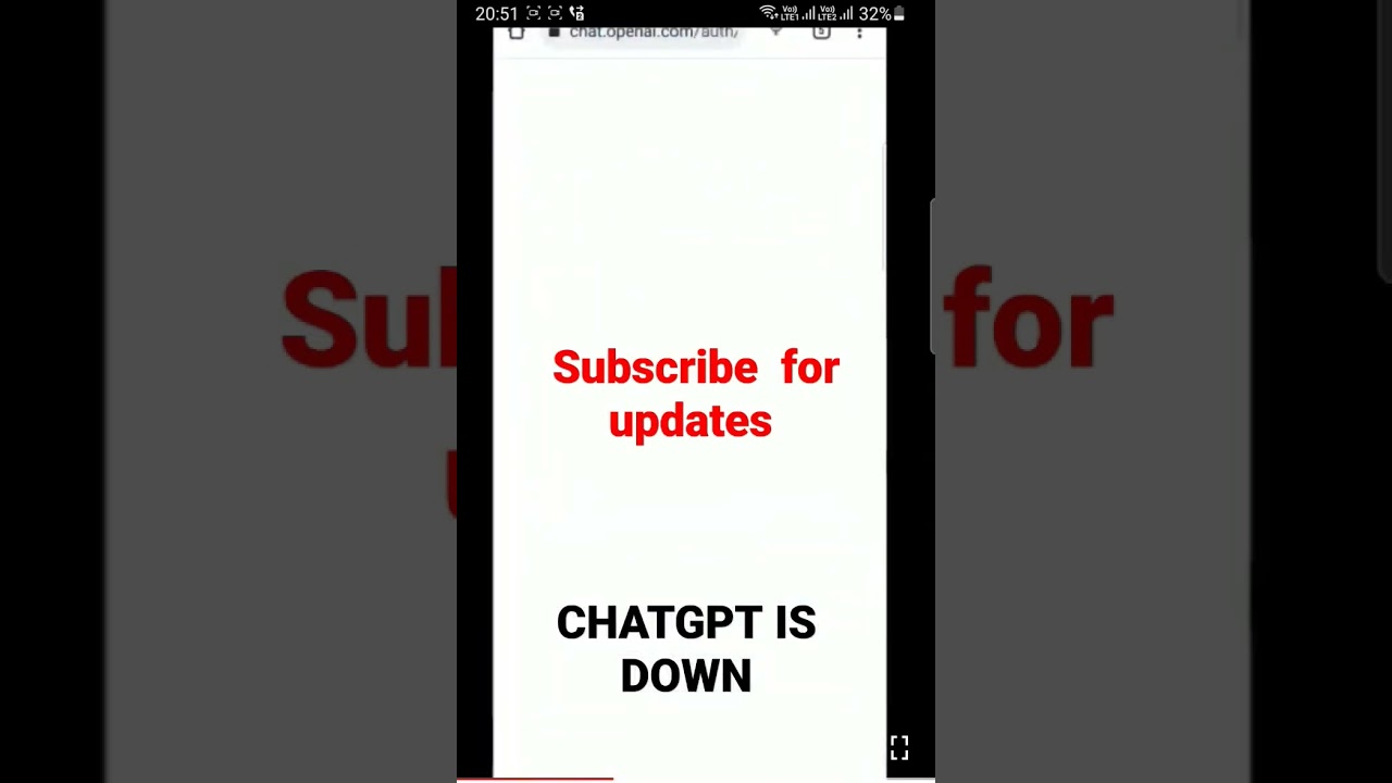 Why Chatgpt is Down? 