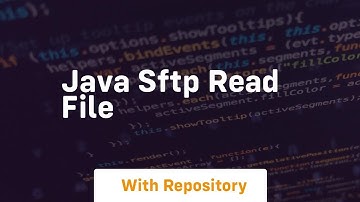 java sftp read file