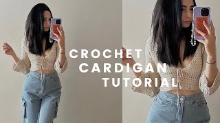 a crochet cardigan tutorial by Dana B 470,987 views 1 year ago 26 minutes