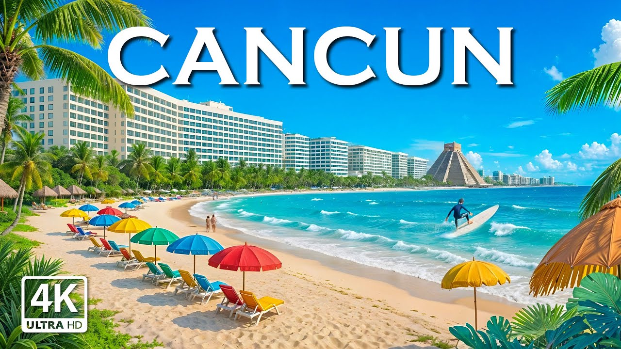 CanCún, Mexico 4K Ultra HD • Stunning Footage CanCún, Scenic Relaxation Film with Calming Music