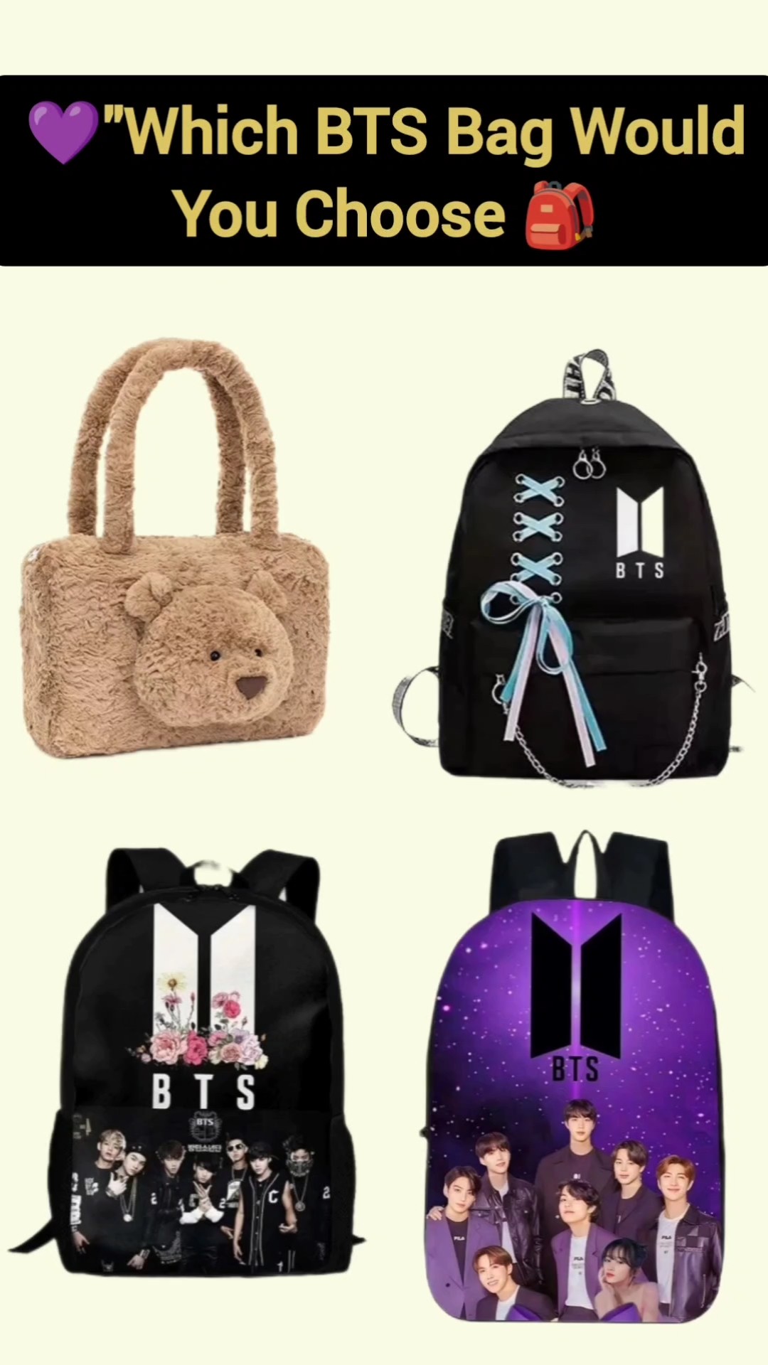 💜Top BTS Printed School Backpack Ideas 💜 | BTS ARMY Back To