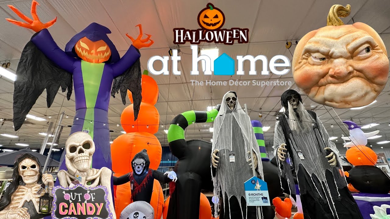 At Home Halloween Decor 2024 Full Store Walkthrough - YouTube