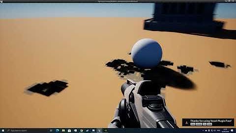 shrapnel test Unreal Engine Voxel Plugin