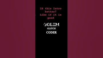 My Intro              #intro #channel #youtube #new #glitchcodeminer