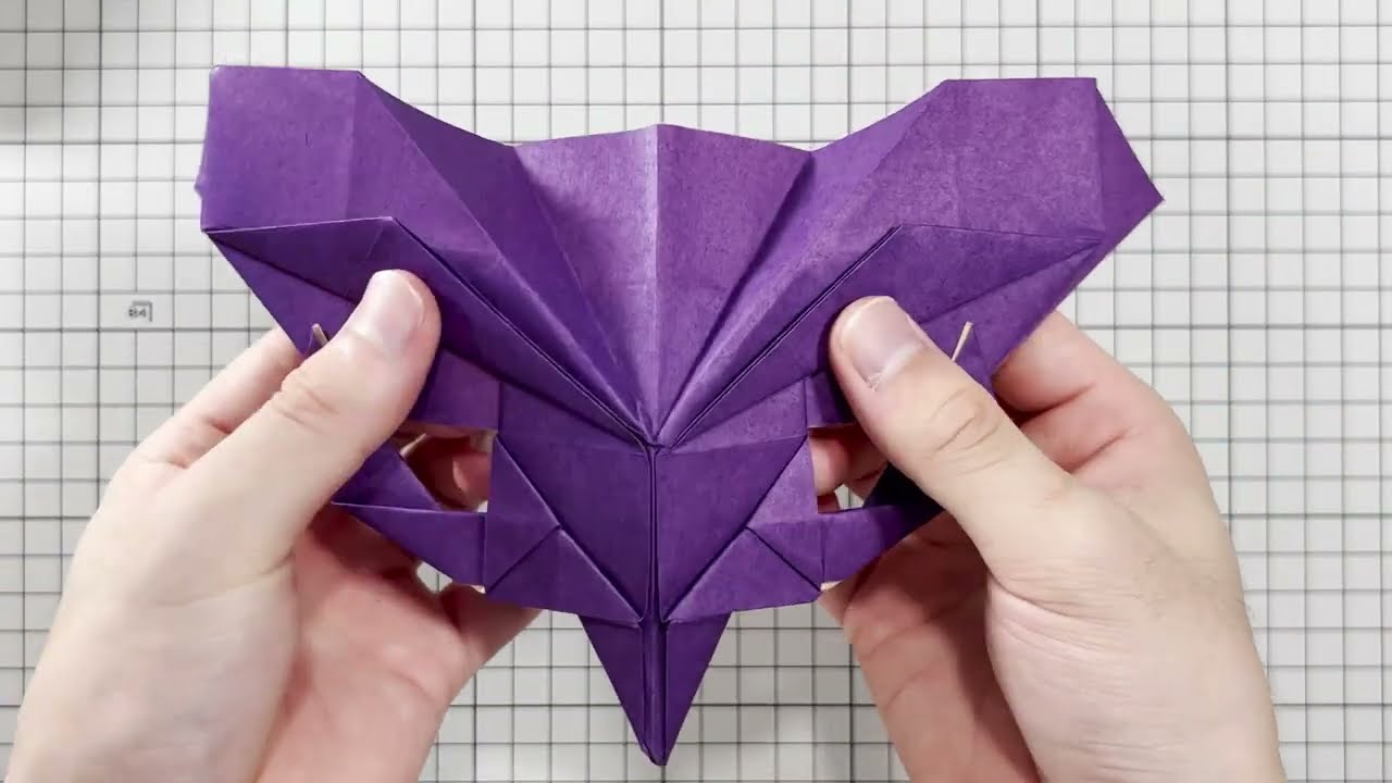No.571 オーダーマスク　フクロウ　紫色　ハンドメイド　おまとめ割 maxresdefault.jpg