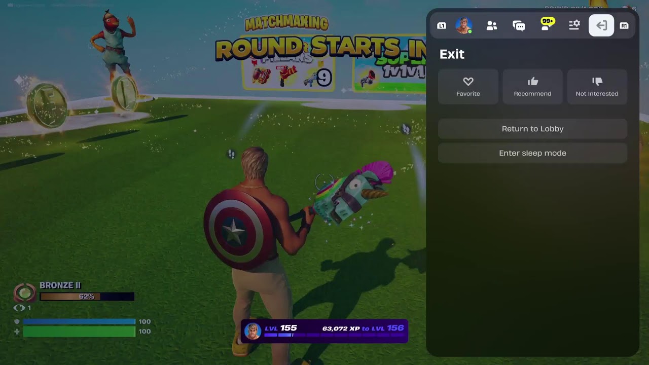 Fortnite live stream with friends