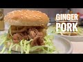 Satoshi’s Ginger Pork Sandwich LIVE COOKING