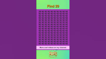 Eazzy puzzle. Find number 29. Happy New Year Edition