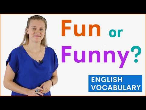 FUN बनाम FUNNY अंतर, अर्थ, उदाहरण वाक्य | अंग्रेजी शब्दावली सीखें