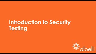 Introduction To Security Testing