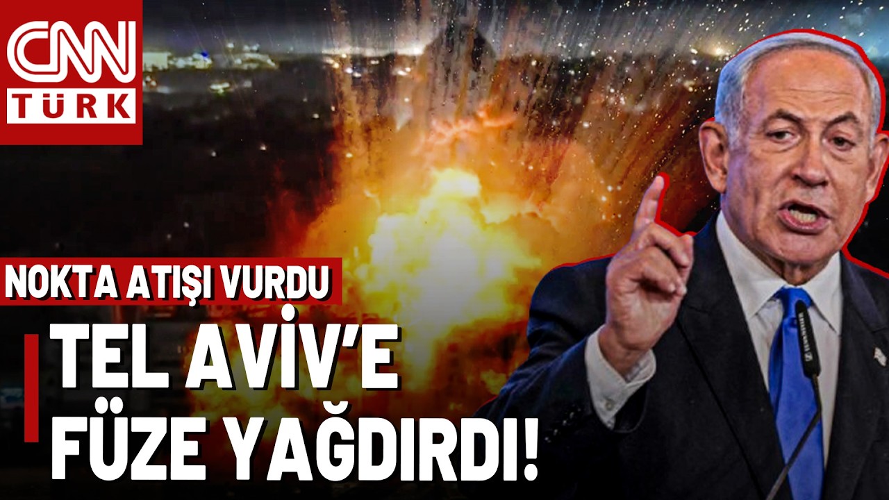 SON DAKİKA🚨İran Füzeleri Tel Aviv'i Vurdu, İsrail'in Saldırılarına Gece Boyu Ağır Misilleme Yapıldı