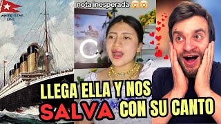 MÚSICO PROFESIONAL SE ENAMORA ESCUCHANDO A ÑUSTA PICUASI CANTANDO "TITANIC" | ¿NOS SALVARÁ?💘