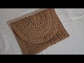 Hasır clutch çanta yapımı 🪷 ( Kolay hasır çanta modeli )
