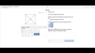 Desmos - Rectangles, Rhombus, or Squares?