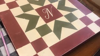 Barn Quilt Block Tutorial