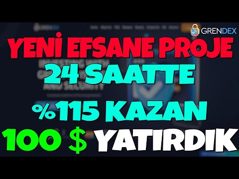 GRENDEX YENİ EFSANE PROJE 💎 | 24 SAATTE %115 KAZAN 🤑 | NEW CRYPTO EARNING PROJECT ⚡️