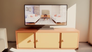 Create A TV With Blender - Low Poly Beginner 3D Modeling Tutorial