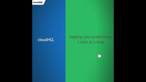 Save emails to PDF by cloudHQ