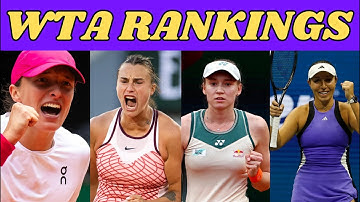 WTA Rankings Update - Race to WTA Finals